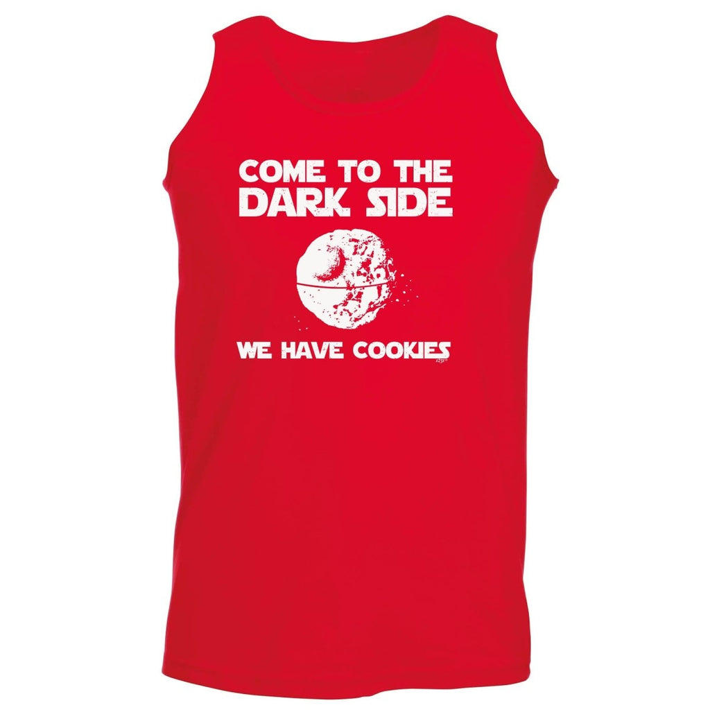 Cookies Come To The Dark Side - Funny Novelty Vest Singlet Unisex Tank Top - 123t Australia | Funny T-Shirts Mugs Novelty Gifts