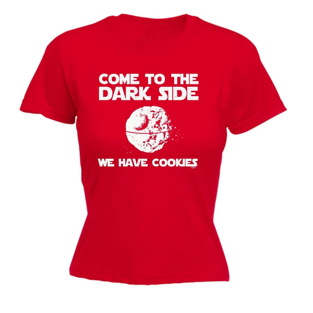 Cookies Come To The Dark Side - Funny Novelty Womens T-Shirt T Shirt Tshirt - 123t Australia | Funny T-Shirts Mugs Novelty Gifts