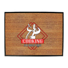 Cooking Is My Choice - Funny Novelty Doormat Man Cave Floor mat - 123t Australia | Funny T-Shirts Mugs Novelty Gifts