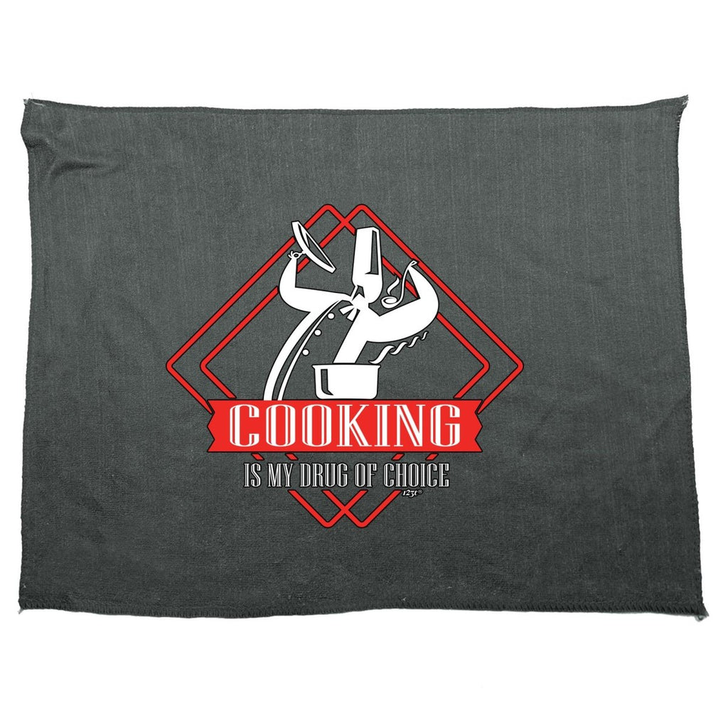 Cooking Is My Choice - Funny Novelty Soft Sport Microfiber Towel - 123t Australia | Funny T-Shirts Mugs Novelty Gifts