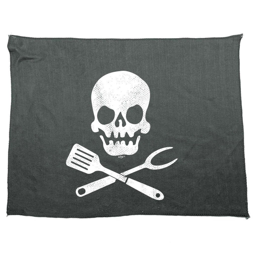 Cooking Skull Chef Kitchen - Funny Novelty Soft Sport Microfiber Towel - 123t Australia | Funny T-Shirts Mugs Novelty Gifts