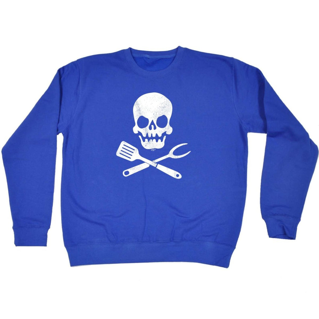 Cooking Skull Chef Kitchen - Funny Novelty Sweatshirt - 123t Australia | Funny T-Shirts Mugs Novelty Gifts