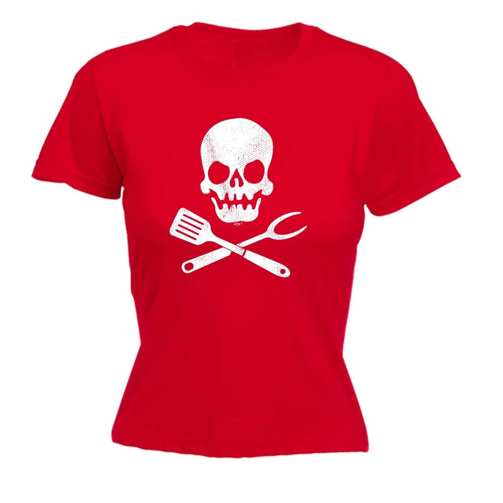 Cooking Skull Chef Kitchen - Funny Novelty Womens T-Shirt T Shirt Tshirt - 123t Australia | Funny T-Shirts Mugs Novelty Gifts