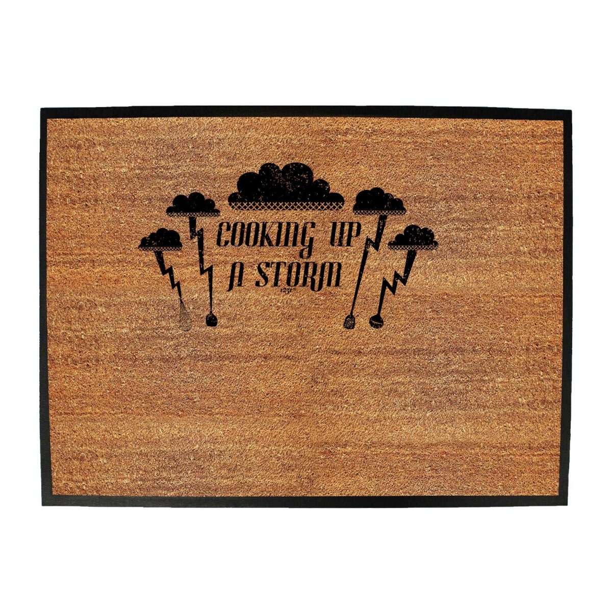 Cooking Up A Storm Kitchen Chef - Funny Novelty Doormat Man Cave Floor mat - 123t Australia | Funny T-Shirts Mugs Novelty Gifts