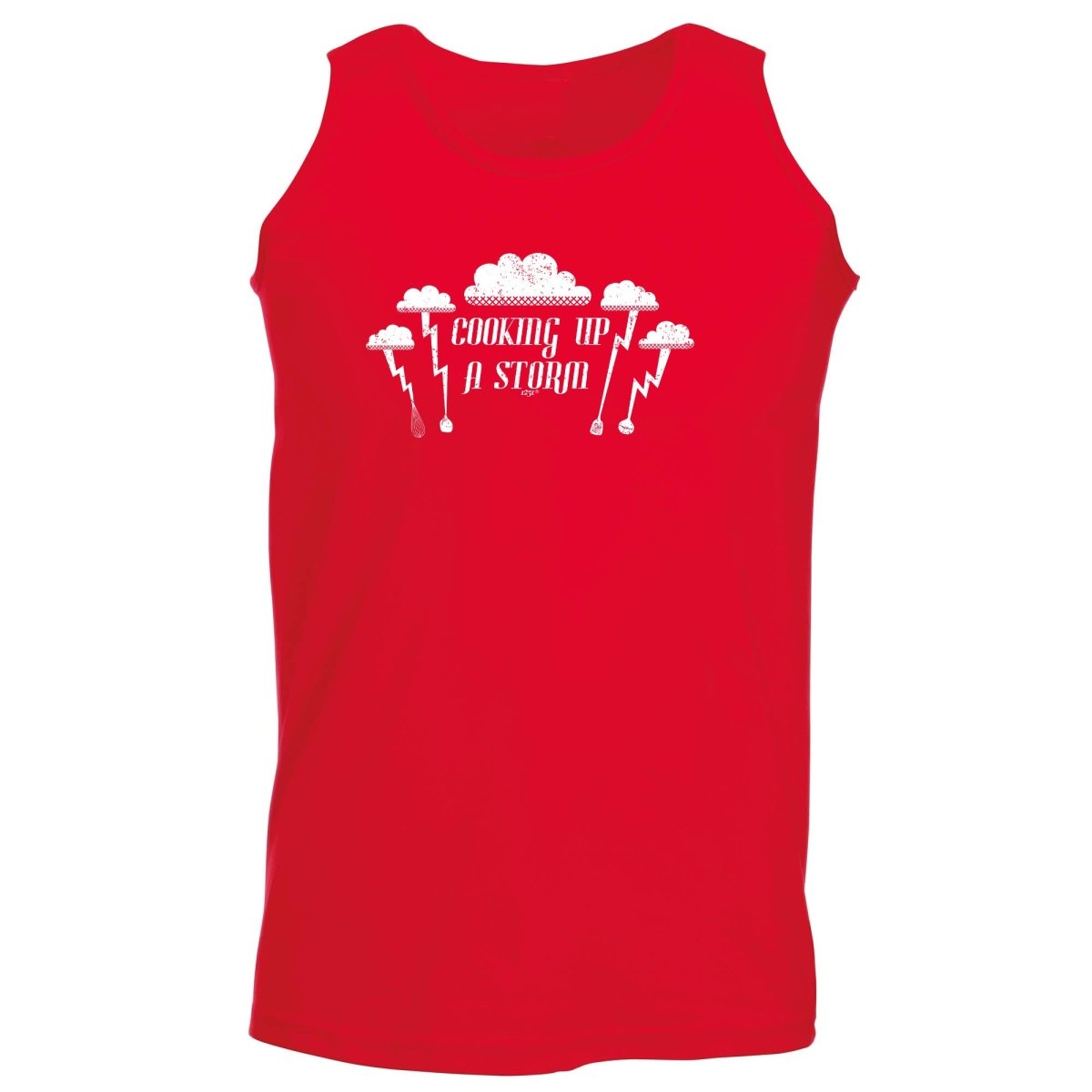 Cooking Up A Storm Kitchen Chef - Funny Novelty Vest Singlet Unisex Tank Top - 123t Australia | Funny T-Shirts Mugs Novelty Gifts