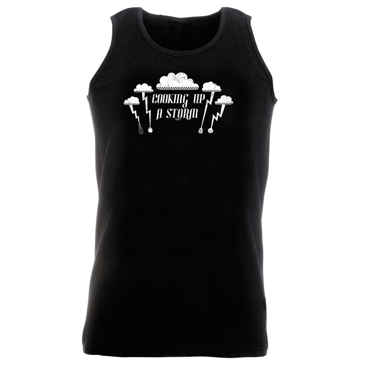 Cooking Up A Storm Kitchen Chef - Funny Novelty Vest Singlet Unisex Tank Top - 123t Australia | Funny T-Shirts Mugs Novelty Gifts