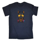 Cool Dobberman Dog Headphone Sunglasses - Mens Funny T-Shirt Tshirts Tee Shirt - 123t Australia | Funny T-Shirts Mugs Novelty Gifts