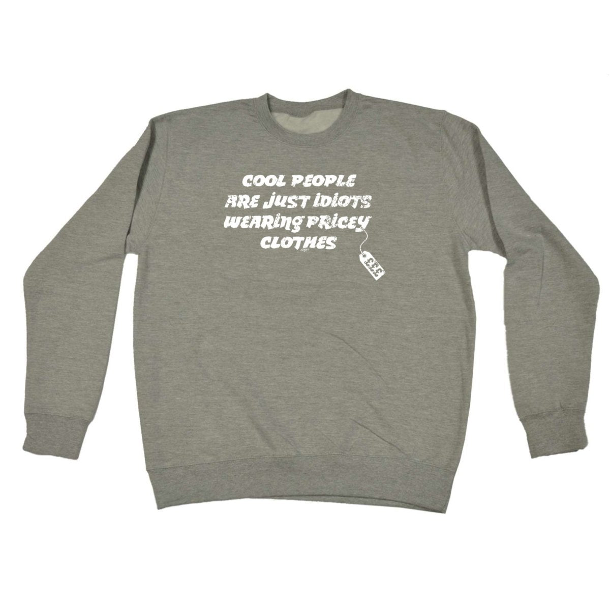 Cool People Are Just Idiots Wearing Pricey Clothes - Funny Novelty Sweatshirt - 123t Australia | Funny T-Shirts Mugs Novelty Gifts