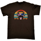 Cool Pug Headphones - Mens Funny T-Shirt Tshirts Tee Shirt - 123t Australia | Funny T-Shirts Mugs Novelty Gifts