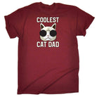 Coolest Cat Dad - Mens Funny T-Shirt Tshirts - 123t Australia | Funny T-Shirts Mugs Novelty Gifts