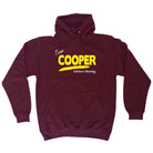 Cooper V1 Lifetime Member - Funny Novelty Hoodies Hoodie - 123t Australia | Funny T-Shirts Mugs Novelty Gifts