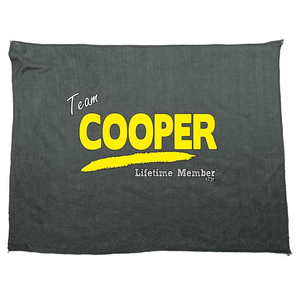 Cooper V1 Lifetime Member - Funny Novelty Soft Sport Microfiber Towel - 123t Australia | Funny T-Shirts Mugs Novelty Gifts