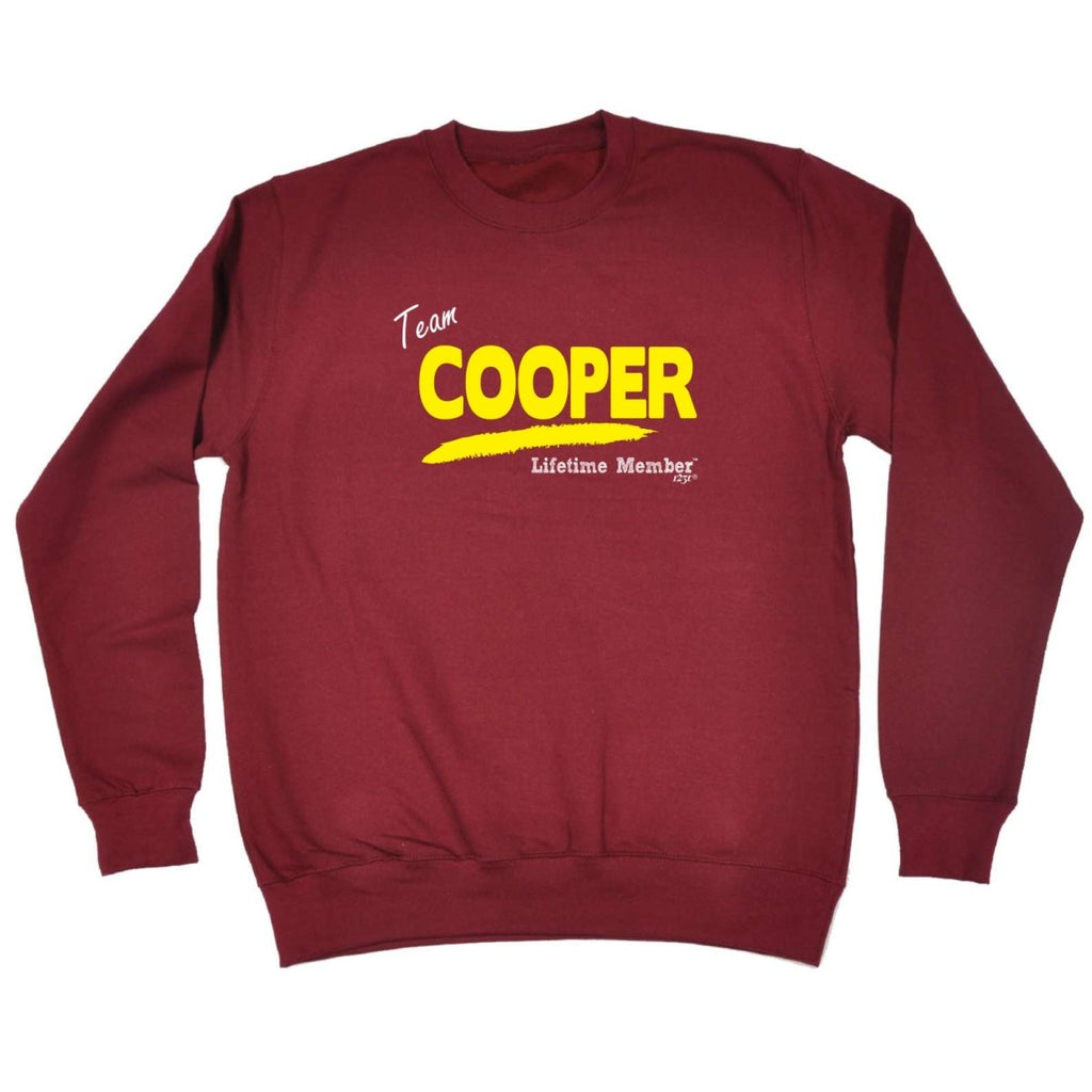Cooper V1 Lifetime Member - Funny Novelty Sweatshirt - 123t Australia | Funny T-Shirts Mugs Novelty Gifts
