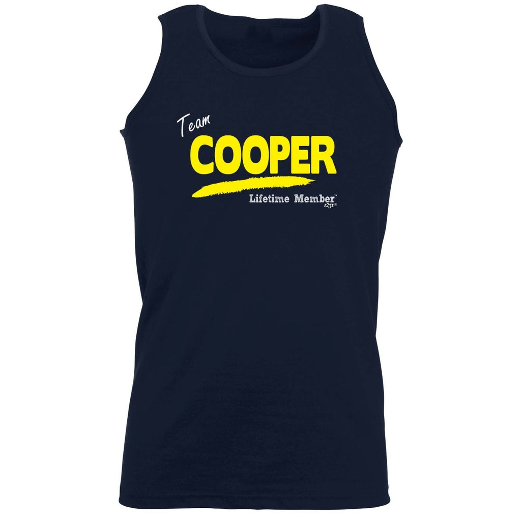 Cooper V1 Lifetime Member - Funny Novelty Vest Singlet Unisex Tank Top - 123t Australia | Funny T-Shirts Mugs Novelty Gifts