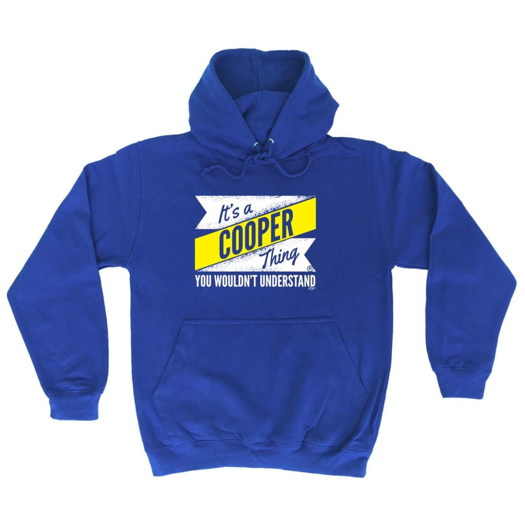 Cooper V2 Surname Thing - Funny Novelty Hoodies Hoodie - 123t Australia | Funny T-Shirts Mugs Novelty Gifts