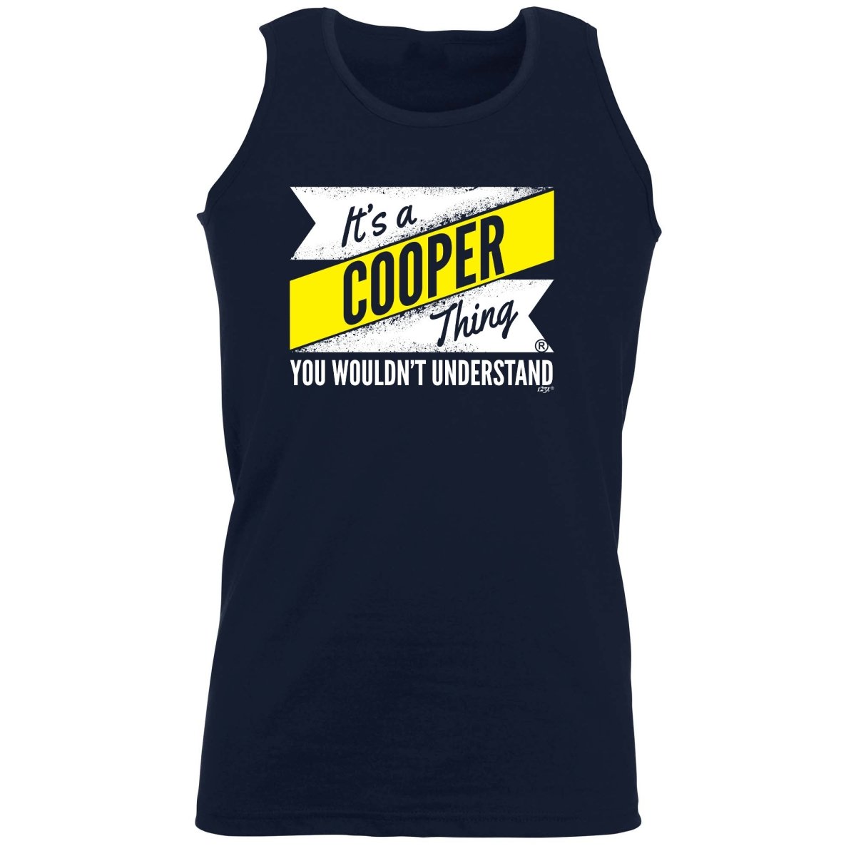 Cooper V2 Surname Thing - Funny Novelty Vest Singlet Unisex Tank Top - 123t Australia | Funny T-Shirts Mugs Novelty Gifts