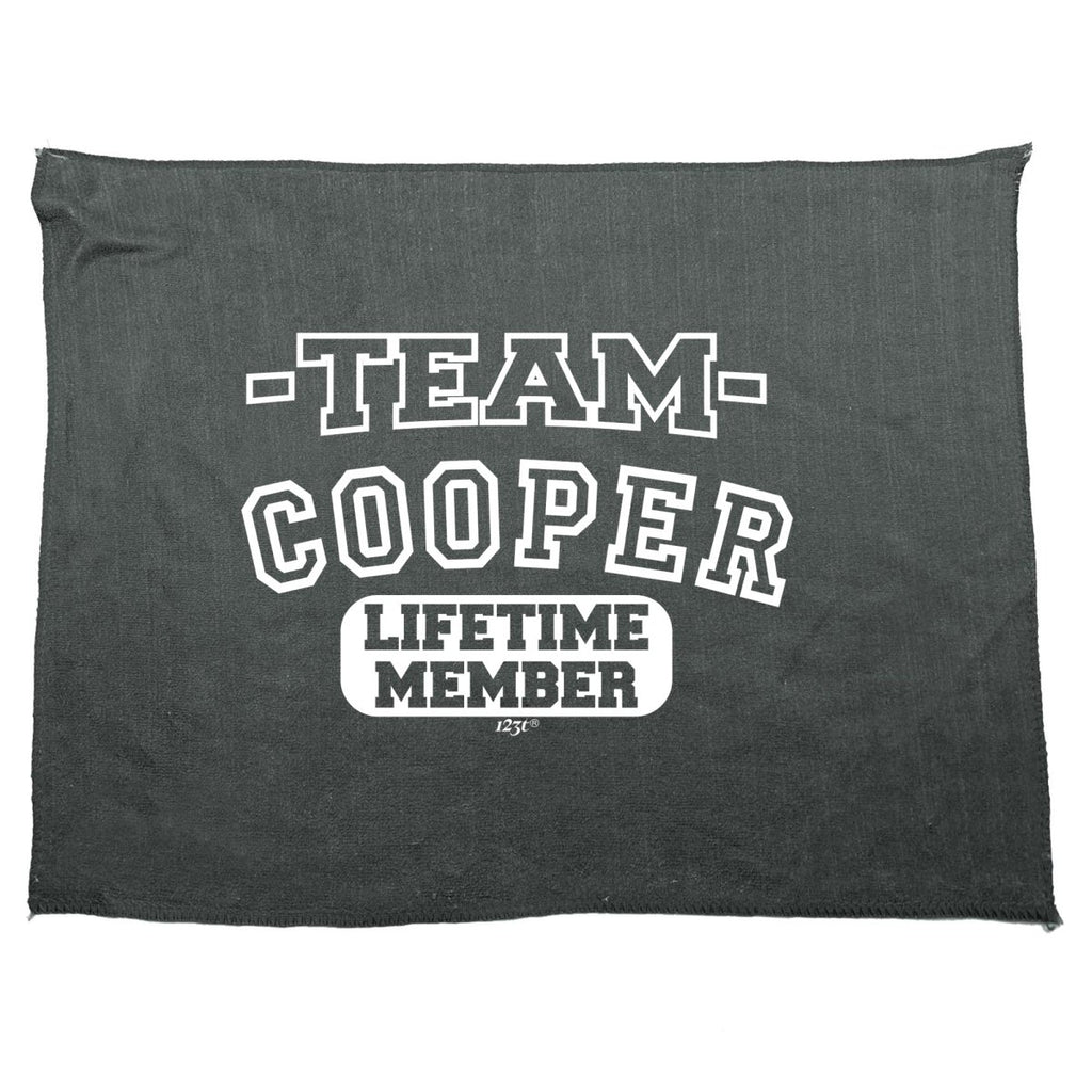 Cooper V2 Team Lifetime Member - Funny Novelty Soft Sport Microfiber Towel - 123t Australia | Funny T-Shirts Mugs Novelty Gifts