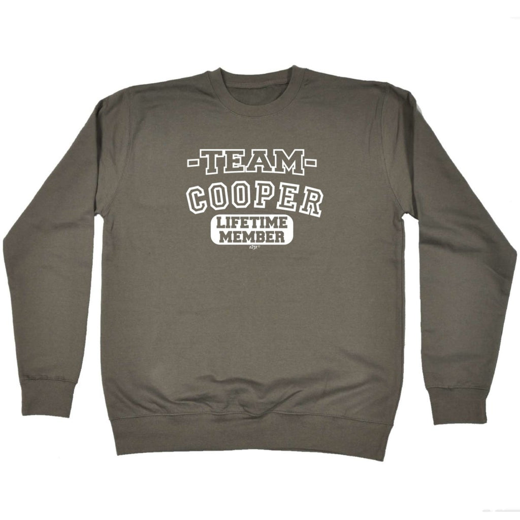 Cooper V2 Team Lifetime Member - Funny Novelty Sweatshirt - 123t Australia | Funny T-Shirts Mugs Novelty Gifts