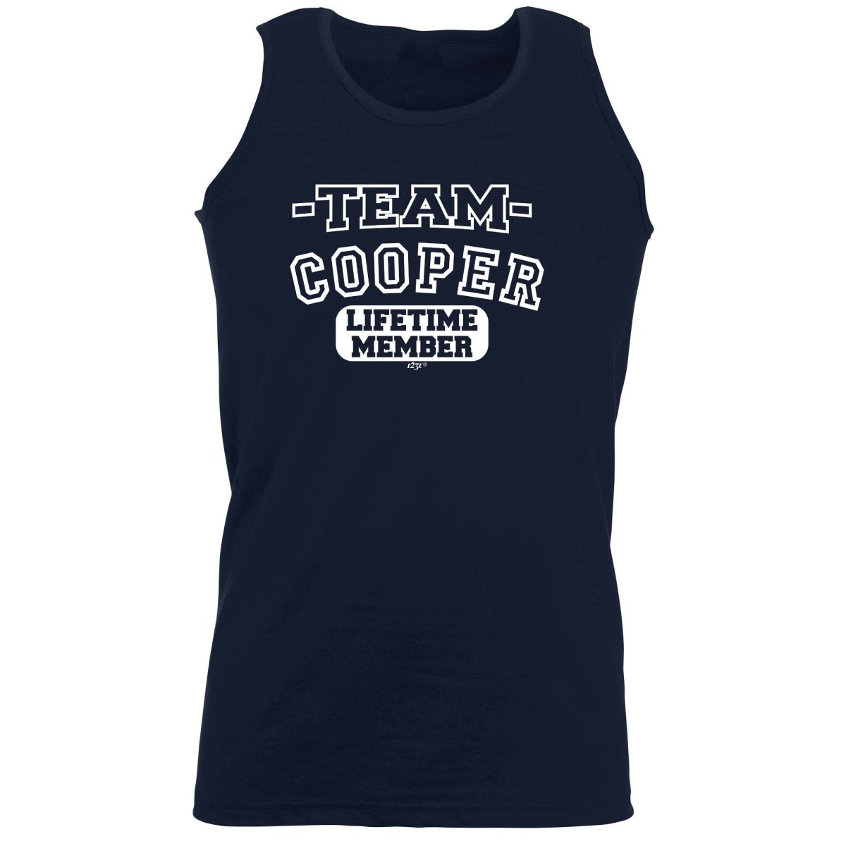 Cooper V2 Team Lifetime Member - Funny Novelty Vest Singlet Unisex Tank Top - 123t Australia | Funny T-Shirts Mugs Novelty Gifts
