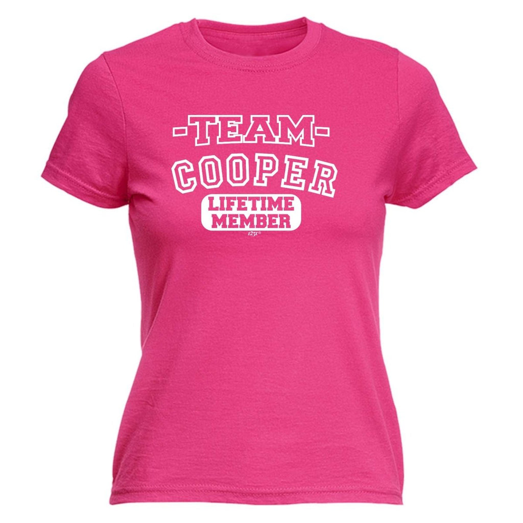 Cooper V2 Team Lifetime Member - Funny Novelty Womens T-Shirt T Shirt Tshirt - 123t Australia | Funny T-Shirts Mugs Novelty Gifts