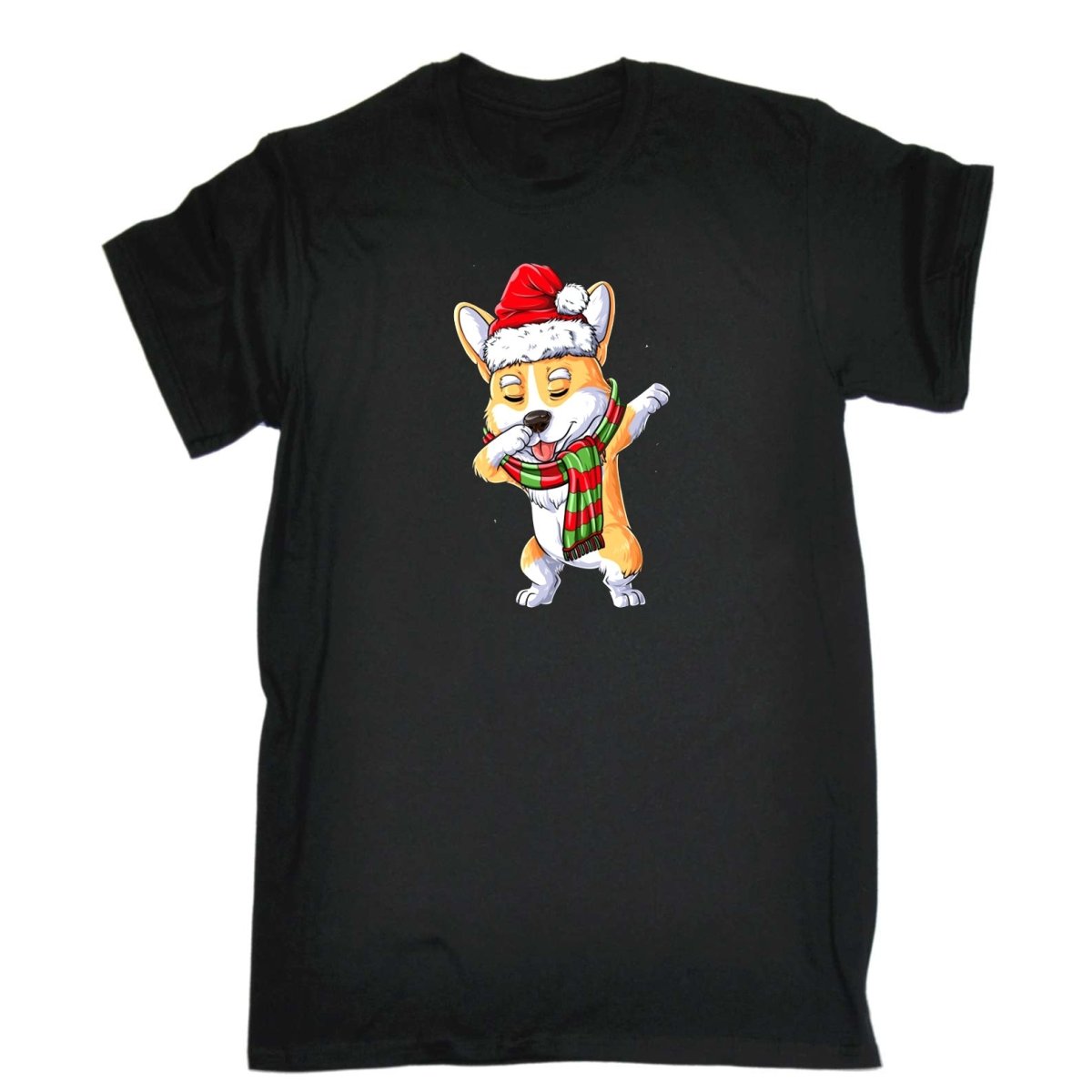 Corgi Dance Christmas Xmas - Mens Funny T-Shirt Tshirts Tee Shirt - 123t Australia | Funny T-Shirts Mugs Novelty Gifts