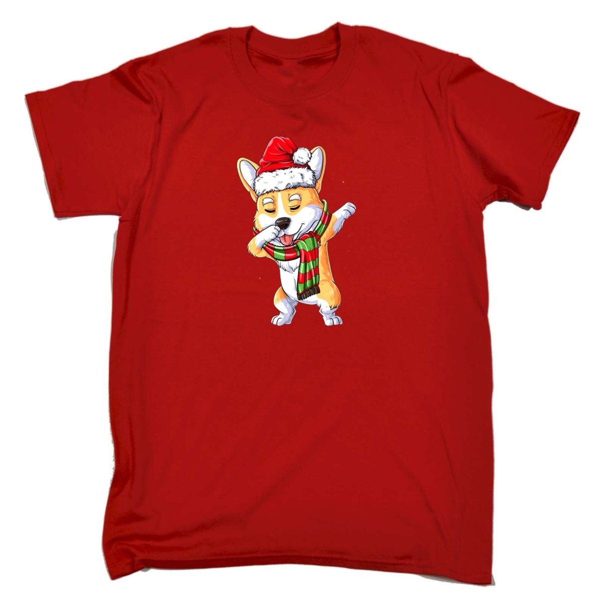 Corgi Dance Christmas Xmas - Mens Funny T-Shirt Tshirts Tee Shirt - 123t Australia | Funny T-Shirts Mugs Novelty Gifts