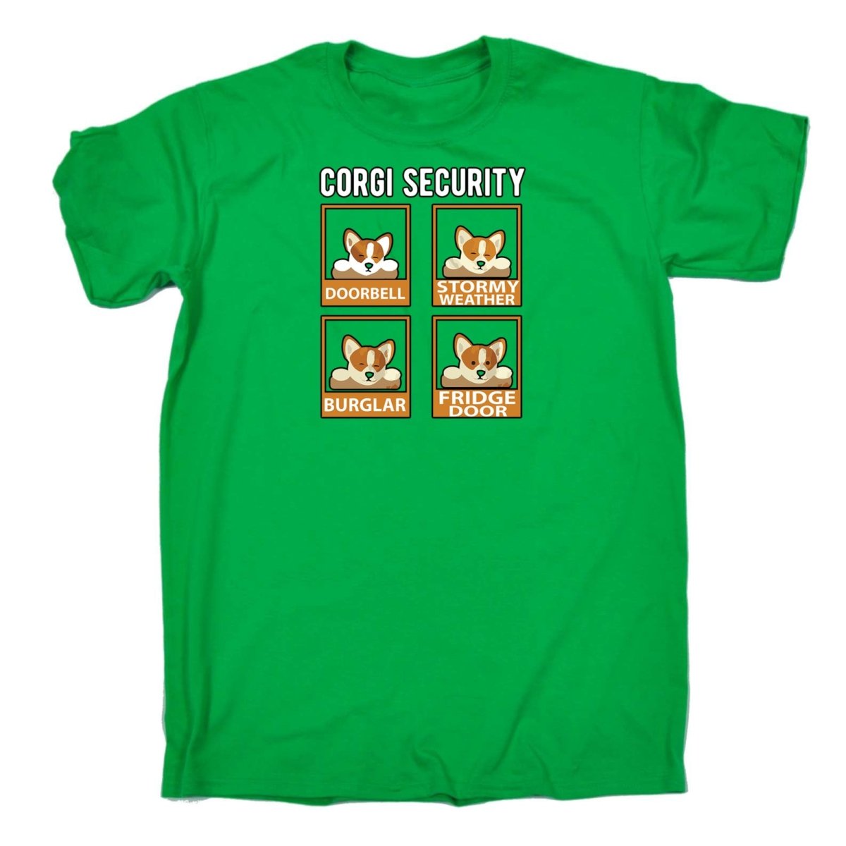 Corgi Security Dog Dogs - Mens Funny T-Shirt Tshirts - 123t Australia | Funny T-Shirts Mugs Novelty Gifts