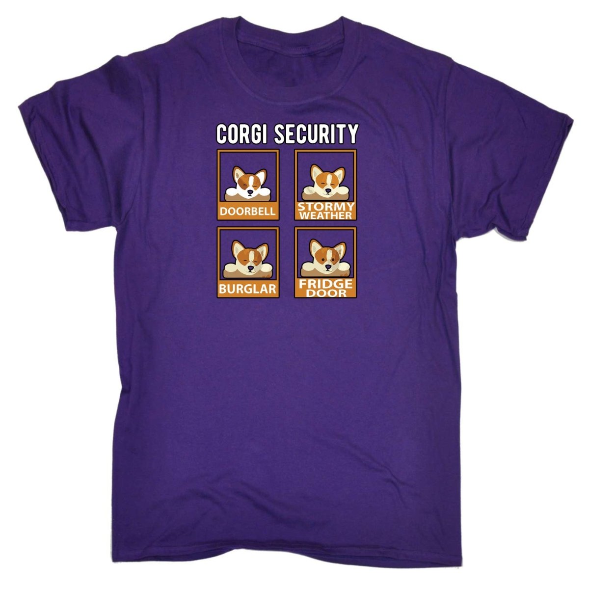 Corgi Security Dog Dogs - Mens Funny T-Shirt Tshirts - 123t Australia | Funny T-Shirts Mugs Novelty Gifts