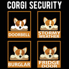 Corgi Security Dog Dogs - Mens Funny T-Shirt Tshirts - 123t Australia | Funny T-Shirts Mugs Novelty Gifts