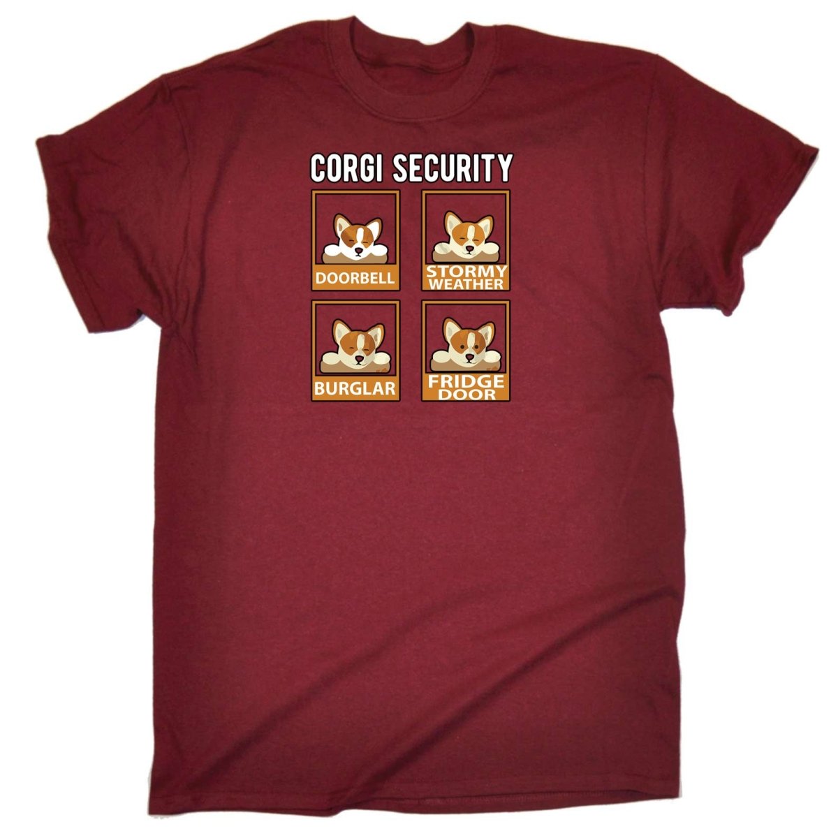Corgi Security Dog Dogs - Mens Funny T-Shirt Tshirts - 123t Australia | Funny T-Shirts Mugs Novelty Gifts