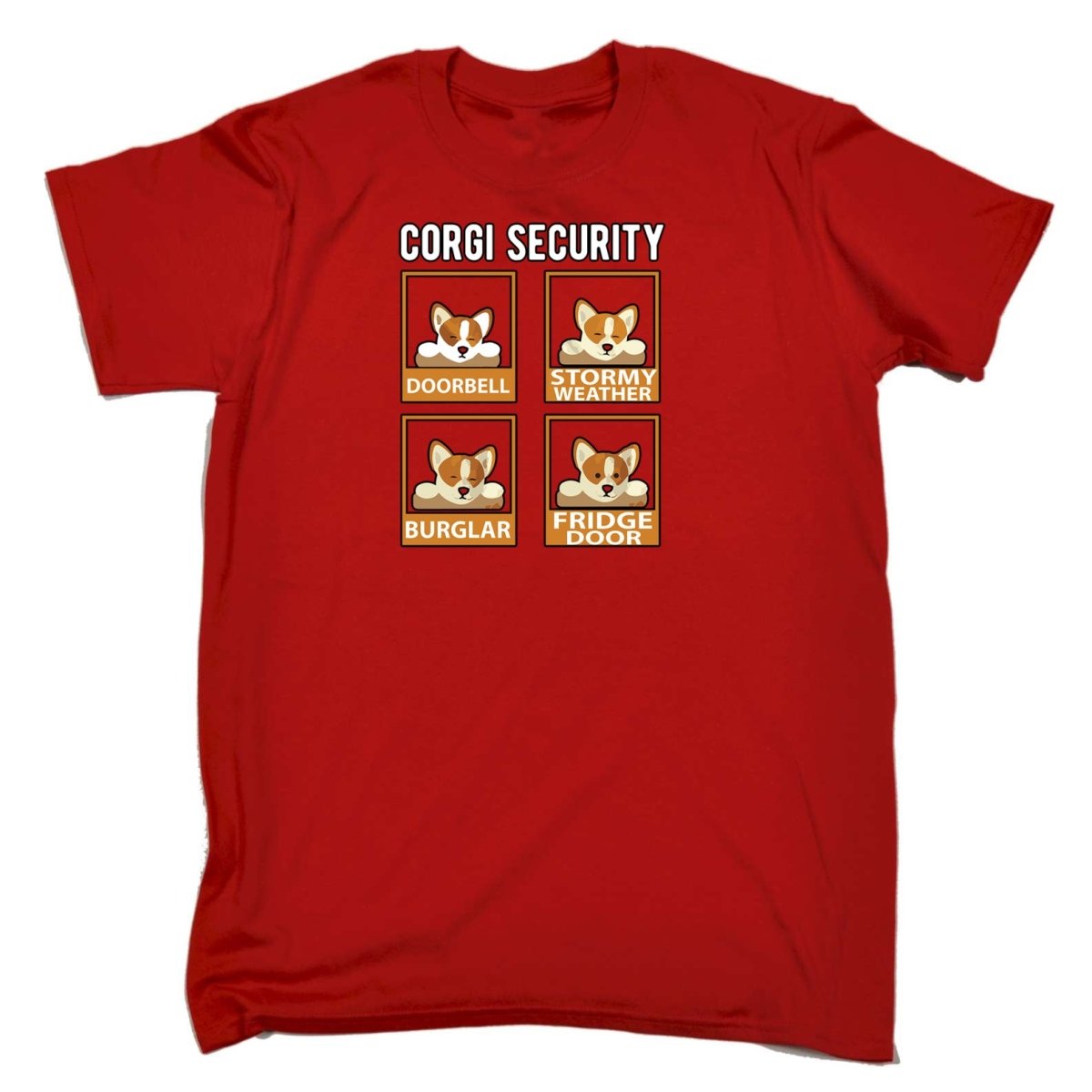 Corgi Security Dog Dogs - Mens Funny T-Shirt Tshirts - 123t Australia | Funny T-Shirts Mugs Novelty Gifts