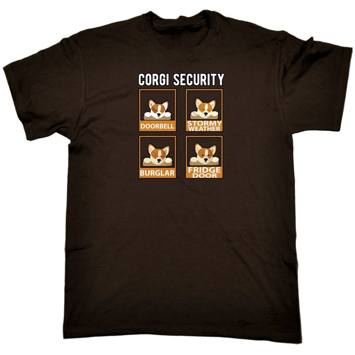 Corgi Security Dog Dogs - Mens Funny T-Shirt Tshirts - 123t Australia | Funny T-Shirts Mugs Novelty Gifts