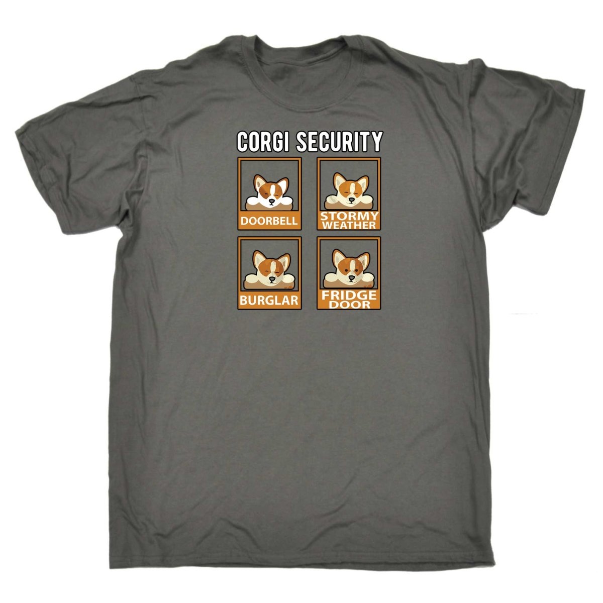 Corgi Security Dog Dogs - Mens Funny T-Shirt Tshirts - 123t Australia | Funny T-Shirts Mugs Novelty Gifts