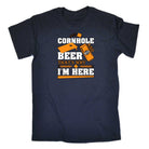 Cornhole And Beer Thats Why Im Here - Mens Funny T-Shirt Tshirts - 123t Australia | Funny T-Shirts Mugs Novelty Gifts