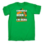 Cornhole And Beer Thats Why Im Here - Mens Funny T-Shirt Tshirts - 123t Australia | Funny T-Shirts Mugs Novelty Gifts