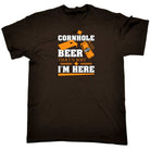 Cornhole And Beer Thats Why Im Here - Mens Funny T-Shirt Tshirts - 123t Australia | Funny T-Shirts Mugs Novelty Gifts