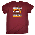 Cornhole And Beer Thats Why Im Here - Mens Funny T-Shirt Tshirts - 123t Australia | Funny T-Shirts Mugs Novelty Gifts