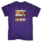 Cornhole And Beer Thats Why Im Here - Mens Funny T-Shirt Tshirts - 123t Australia | Funny T-Shirts Mugs Novelty Gifts