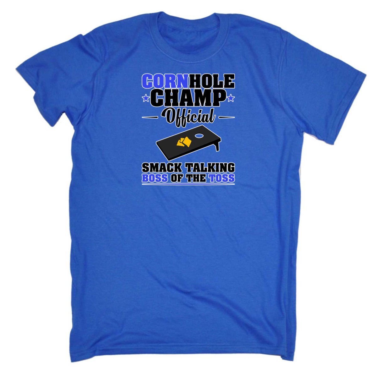 Cornhole Champ Official Smack Talking Boss Of The Toss - Mens Funny T-Shirt Tshirts - 123t Australia | Funny T-Shirts Mugs Novelty Gifts
