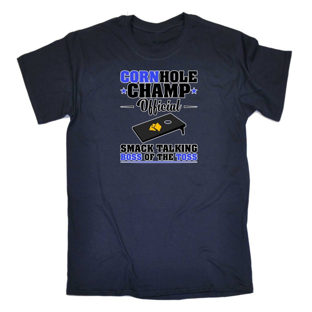 Cornhole Champ Official Smack Talking Boss Of The Toss - Mens Funny T-Shirt Tshirts - 123t Australia | Funny T-Shirts Mugs Novelty Gifts