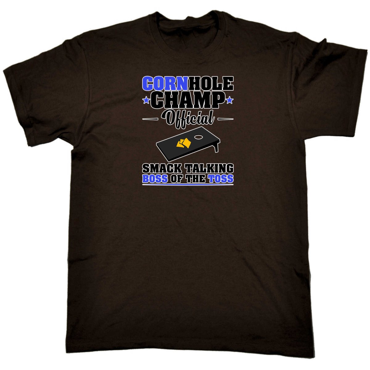 Cornhole Champ Official Smack Talking Boss Of The Toss - Mens Funny T-Shirt Tshirts - 123t Australia | Funny T-Shirts Mugs Novelty Gifts