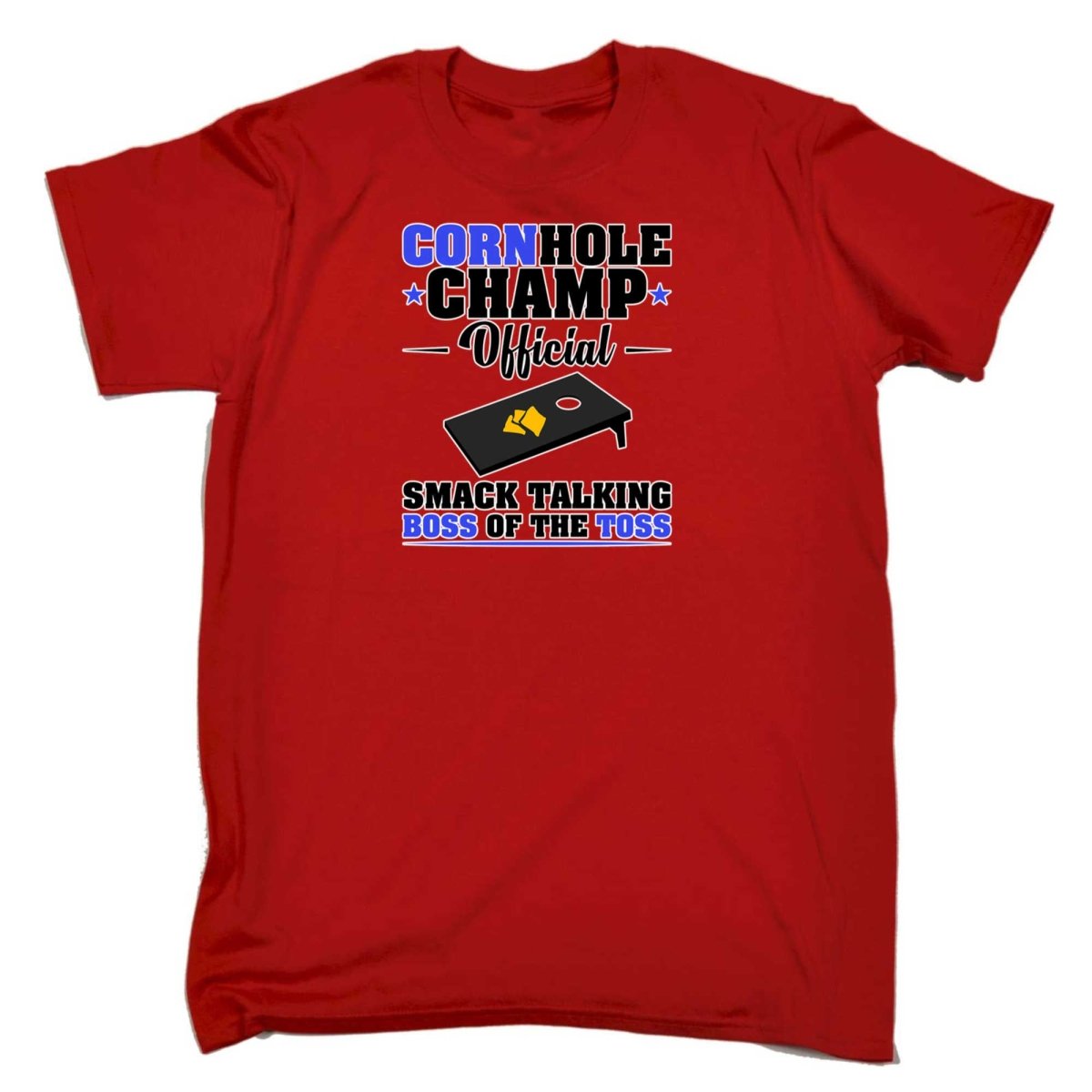 Cornhole Champ Official Smack Talking Boss Of The Toss - Mens Funny T-Shirt Tshirts - 123t Australia | Funny T-Shirts Mugs Novelty Gifts