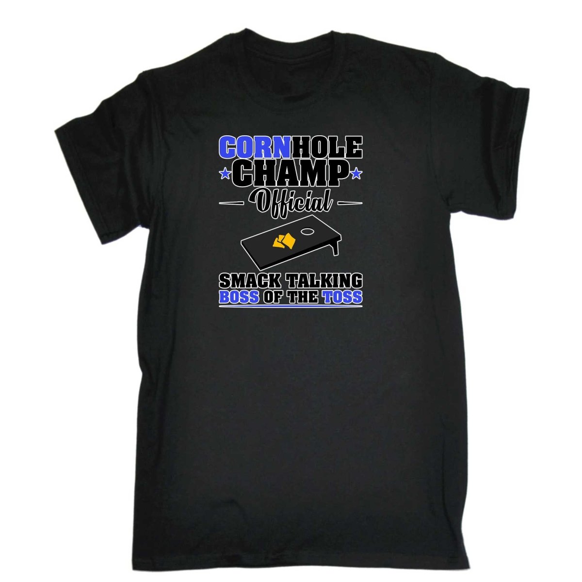 Cornhole Champ Official Smack Talking Boss Of The Toss - Mens Funny T-Shirt Tshirts - 123t Australia | Funny T-Shirts Mugs Novelty Gifts