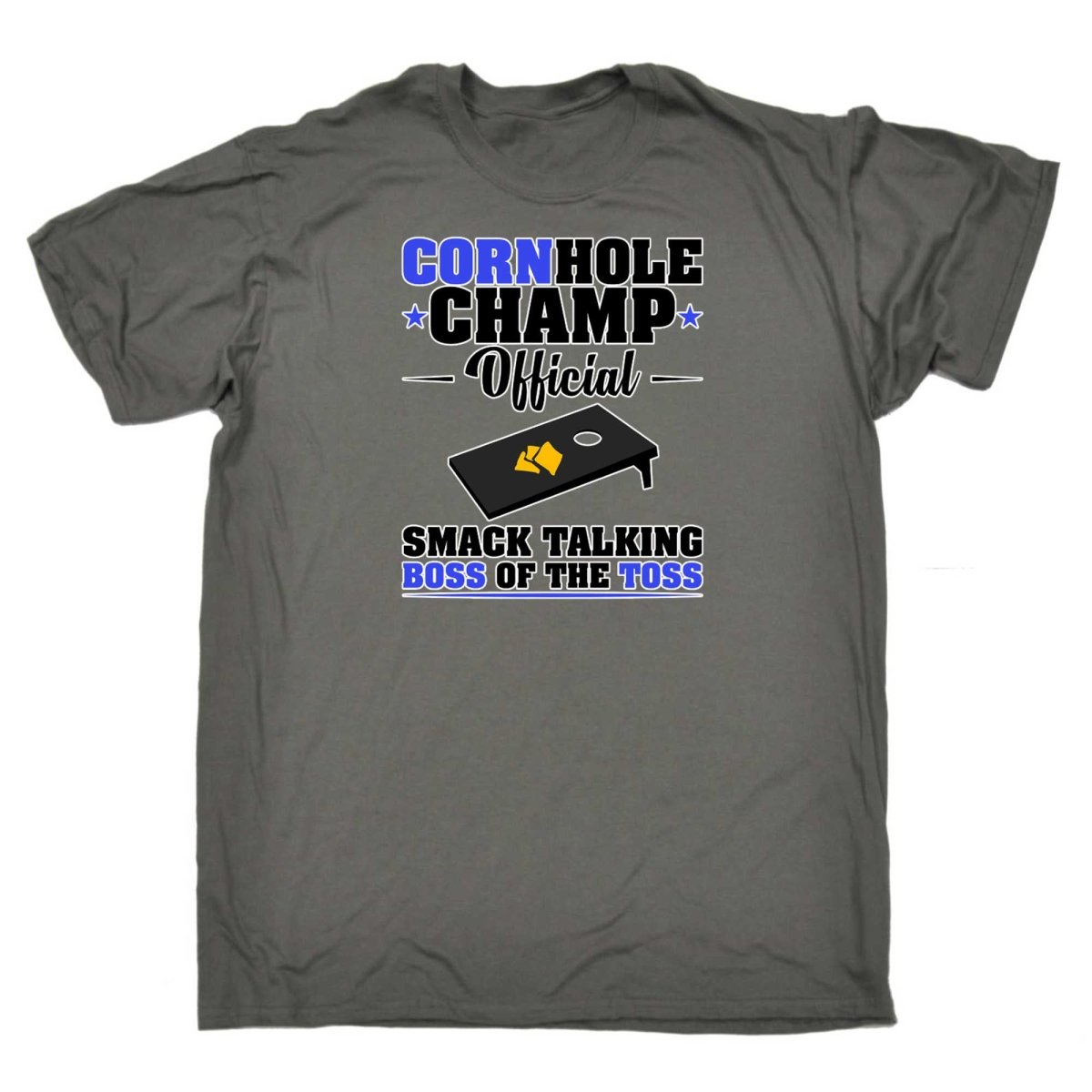 Cornhole Champ Official Smack Talking Boss Of The Toss - Mens Funny T-Shirt Tshirts - 123t Australia | Funny T-Shirts Mugs Novelty Gifts