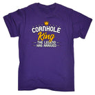 Cornhole King The Legend Has Arrived - Mens Funny T-Shirt Tshirts - 123t Australia | Funny T-Shirts Mugs Novelty Gifts