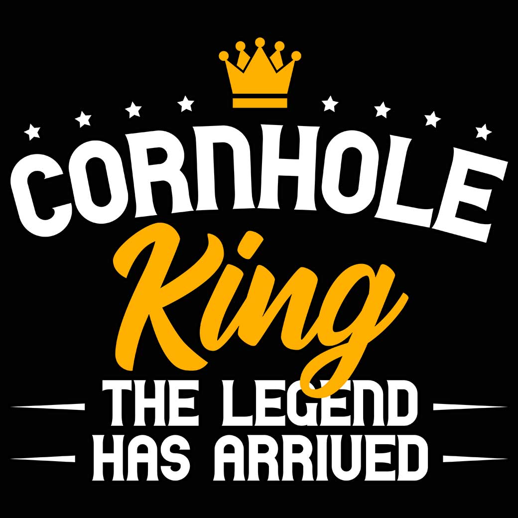 Cornhole King The Legend Has Arrived - Mens Funny T-Shirt Tshirts - 123t Australia | Funny T-Shirts Mugs Novelty Gifts