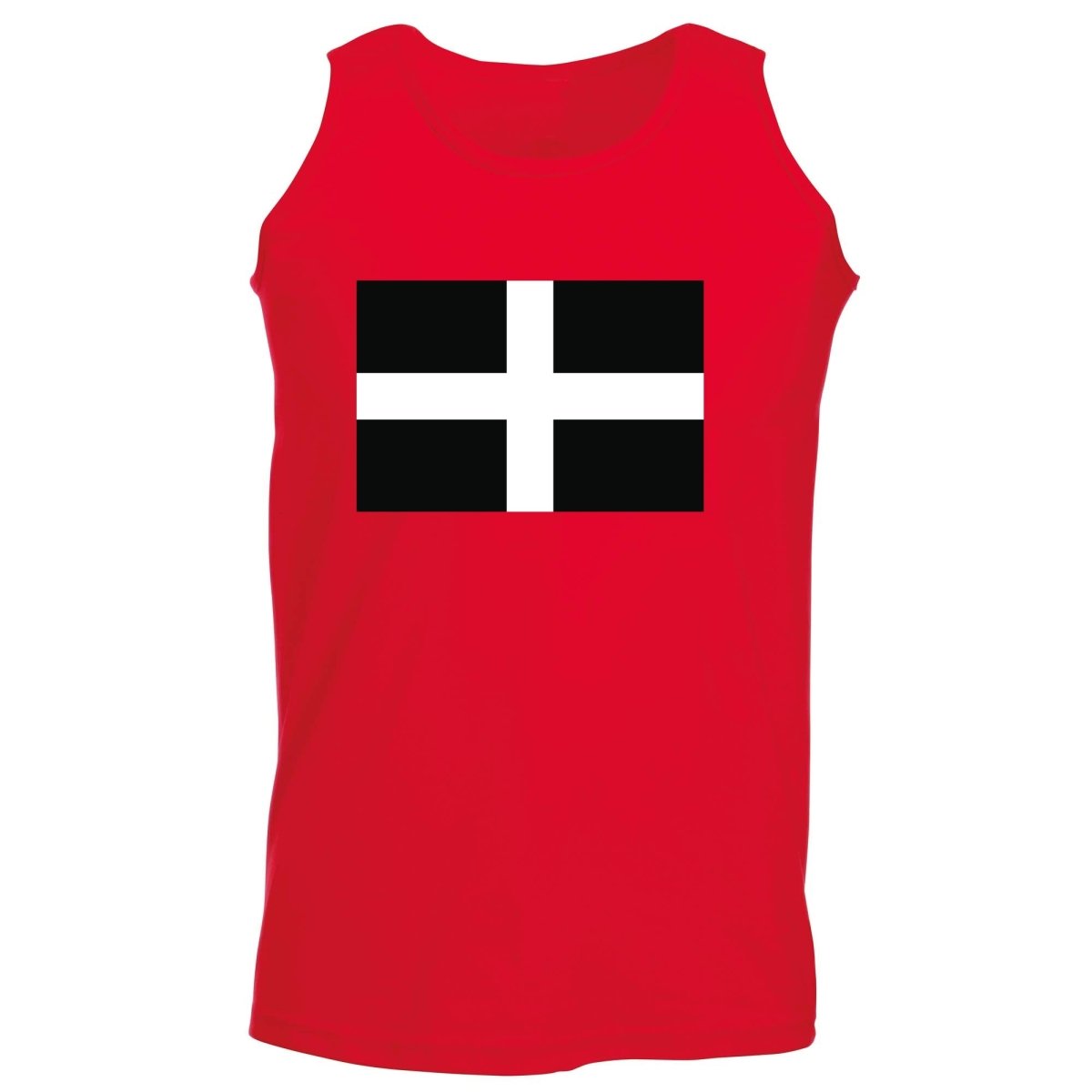 Cornwall Flag - Funny Novelty Vest Singlet Unisex Tank Top - 123t Australia | Funny T-Shirts Mugs Novelty Gifts