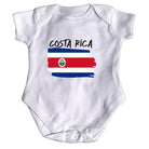 Costa Rica (State) Country Flag Nationality - Babygrow Baby - 123t Australia | Funny T-Shirts Mugs Novelty Gifts