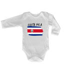 Costa Rica (State) Country Flag Nationality - Babygrow Baby - 123t Australia | Funny T-Shirts Mugs Novelty Gifts