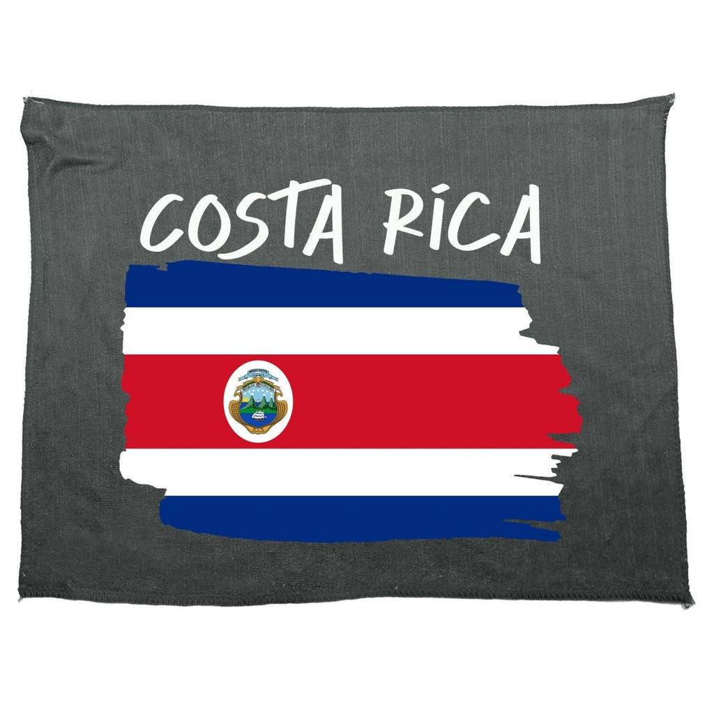 Costa Rica (State) Country Flag Nationality - Gym Sports Towel - 123t Australia | Funny T-Shirts Mugs Novelty Gifts